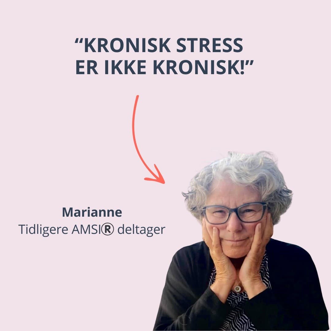 "Kronisk stress er ikke kronisk!" Interview med Marianne