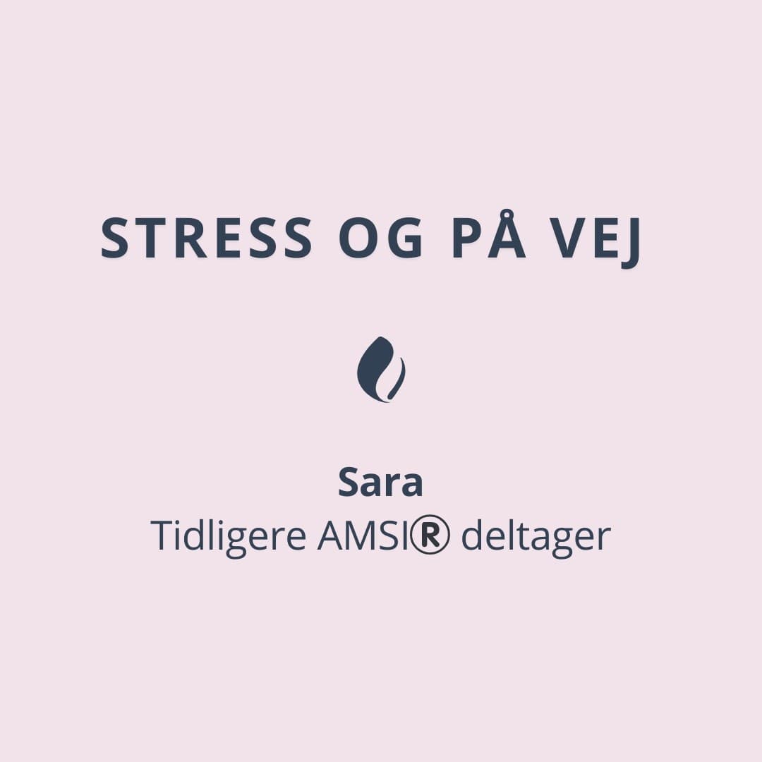Stress og på vej - Interview med Sara Piil