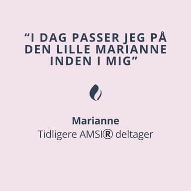 Marianne brød med den sociale arv: "I dag passer jeg på den lille Marianne inden i mig"